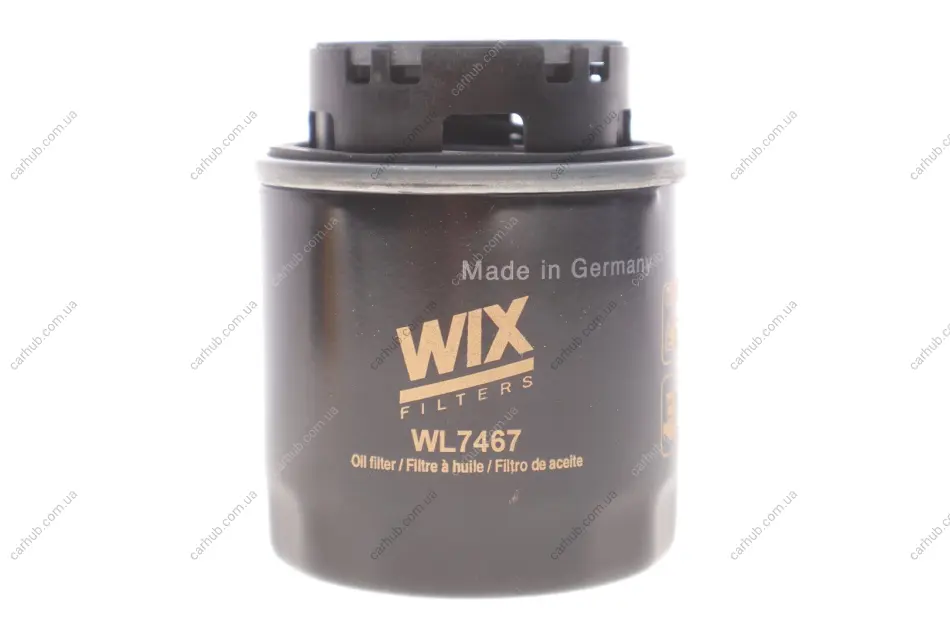 Фільтр масляний VW Golf 1.2/1.4 TSI 07-13/Jetta/Passat 1.4 TSI 07-10 WIX FILTERS WL7467 (фото 1)