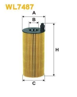 Фільтр масляний BMW 3 (E90-E93/F30/F80)/4 (F32)/5 (F10/F18)/7 (F01-F04)/X5 (F15/F85) 10- (N47/N57) WIX FILTERS WL7487 (фото 1)