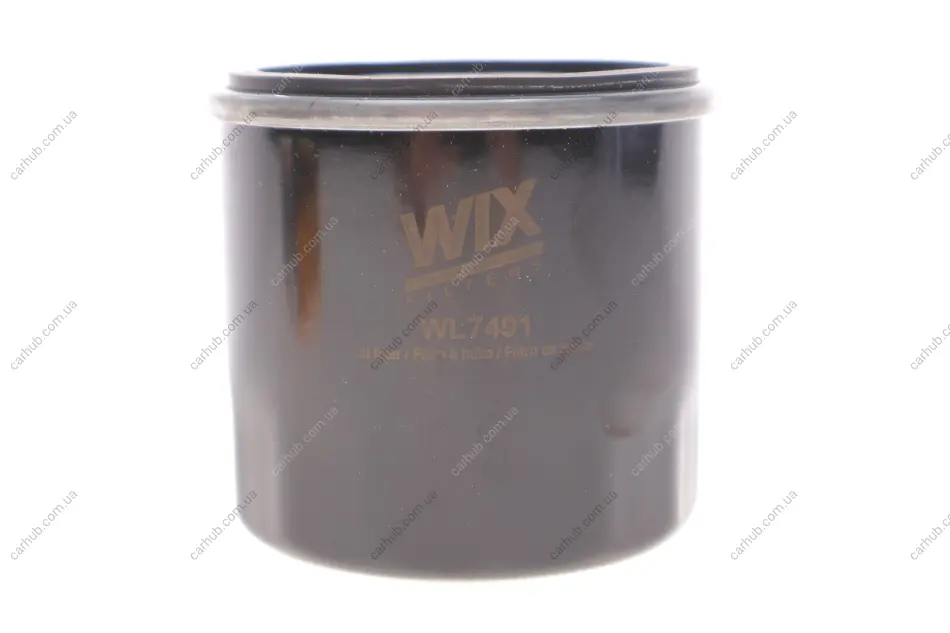 Фільтр масляний Chevrolet Aveo 1.2 03-/Spark 1.0-1.2 10- WIX FILTERS WL7491 (фото 1)