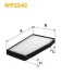 Фільтр салону CHERY EASTAR CHEVROLET EPICA, EVANDA DAEWOO EVANDA 2.0-2.5 08.02- WIX FILTERS WP2042 (фото 1)