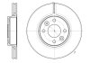Тормозной диск перед. Almera/Clio/Largus/Logan/Megane (03-21) WOKING D6683.10 (фото 1)