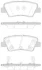 Гальмівні колодки зад. Hyundai i30/i40 11-/Kia Rio 1.4-3.8 12- (akebono) WOKING P12623.42 (фото 1)