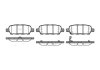 Гальмівні колодки зад. Qashqai/X-Trail 07- (38x105,5x14,3) WOKING P9763.01 (фото 1)