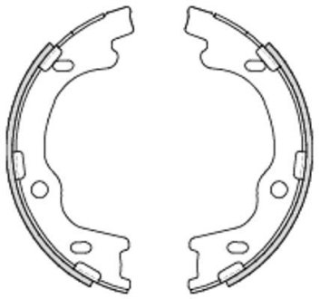 Тормозные колодки зад. Ceed/i30/iX35/Proceed/Sportage (06-15) WOKING Z4699.00