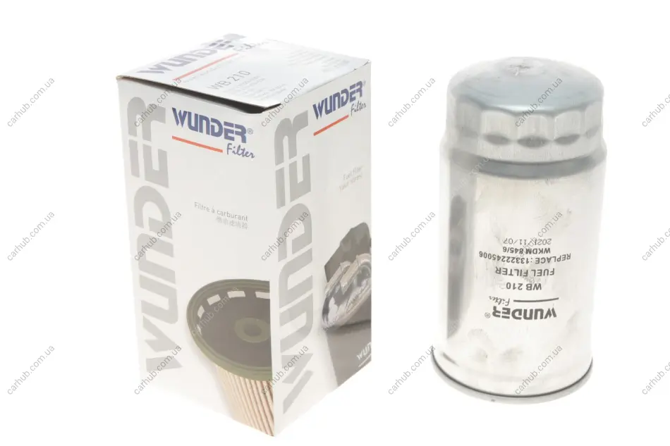 Фільтр паливний BMW 3 (E36)/5 (E34/E39)/7 (E38) 2.5D 91-04 (M51) WUNDER FILTER WB 210 (фото 1)