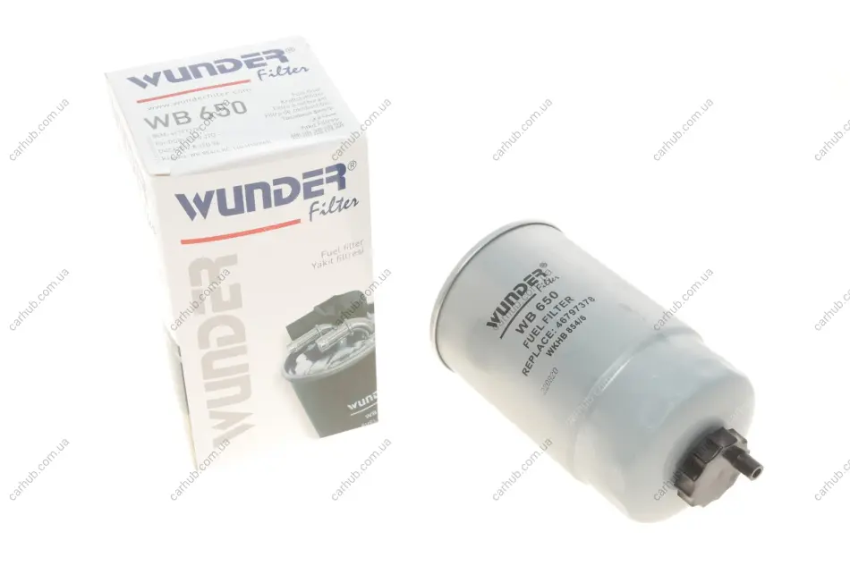 Фільтр паливний Fiat Ducato 02- HDI WUNDER FILTER WB 650 (фото 1)