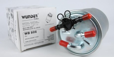Фильтр топливный WUNDER WUNDER FILTER WB 806
