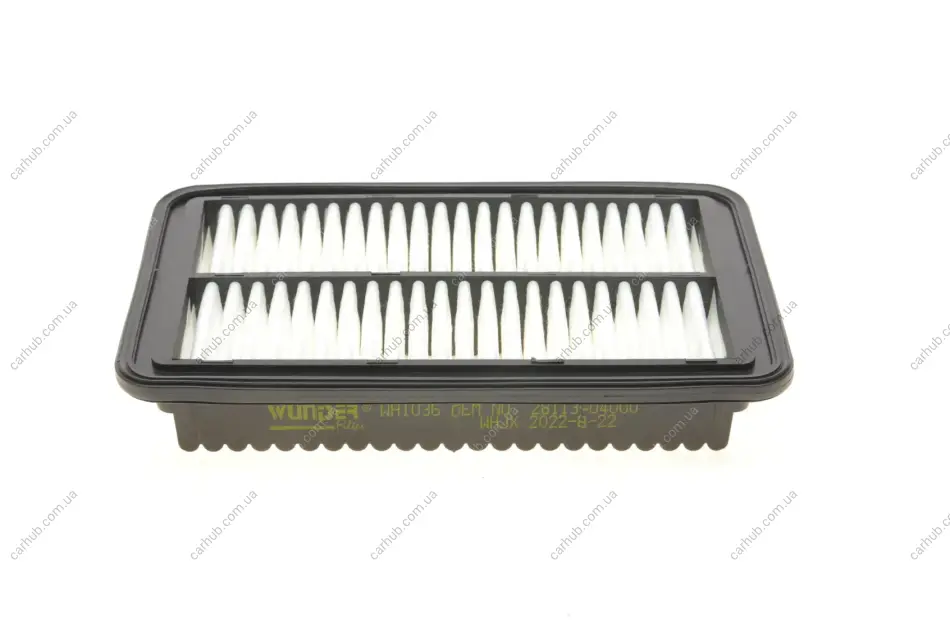 Фільтр повітряний Kia Picanto 1.0/1.2 11-/ Hyundai I10 1.0 11-17 WUNDER FILTER WH 1036 (фото 1)