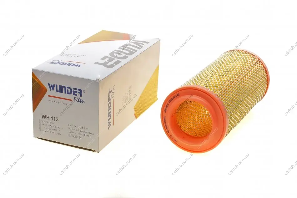 Фільтр повітряний VW Lupo/ Polo 98-05 WUNDER FILTER WH 113 (фото 1)