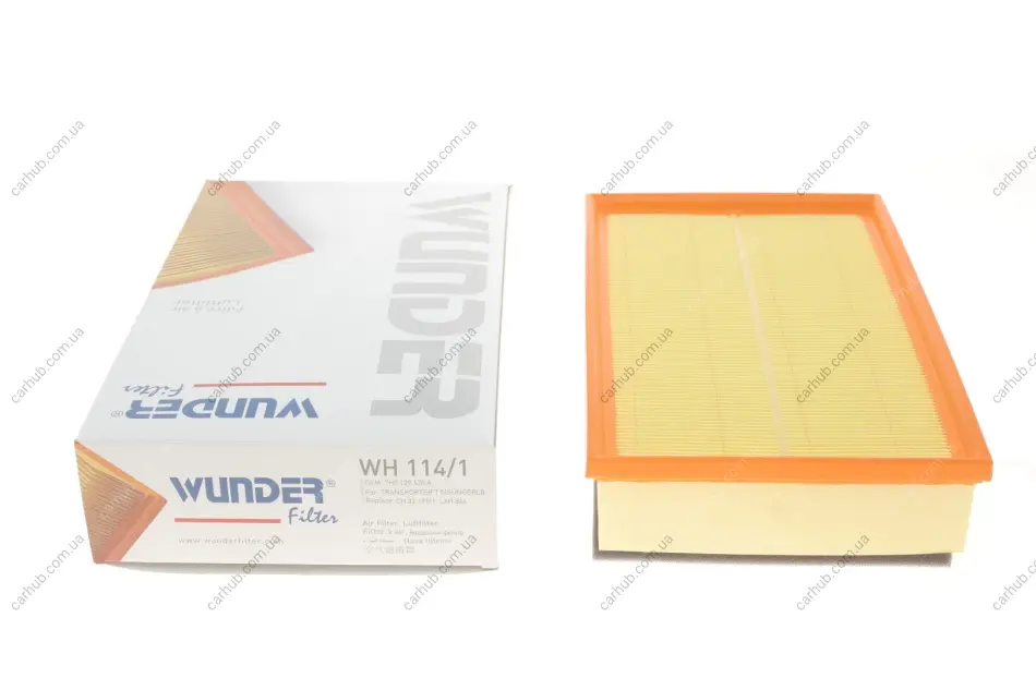 Фільтр повітряний VW T5 (з поролоном) WUNDER FILTER WH 114/1 (фото 1)