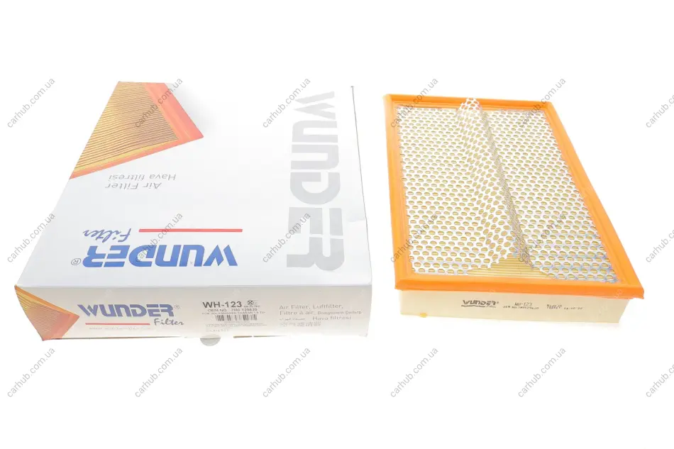 Фільтр повітряний VW Sharan 95-10 (з поролоном) WUNDER FILTER WH 123 (фото 1)