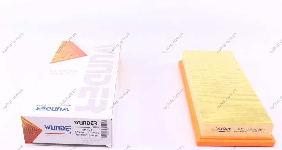 Фільтр повітряний Ford Escort 1.6 83-90 WUNDER FILTER WH 124 (фото 1)