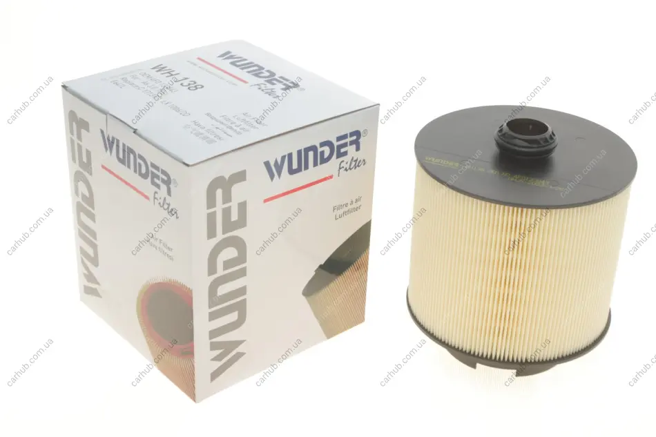 Фільтр повітряний Audi A6 2.4-4.2 04-11 WUNDER FILTER WH 138 (фото 1)