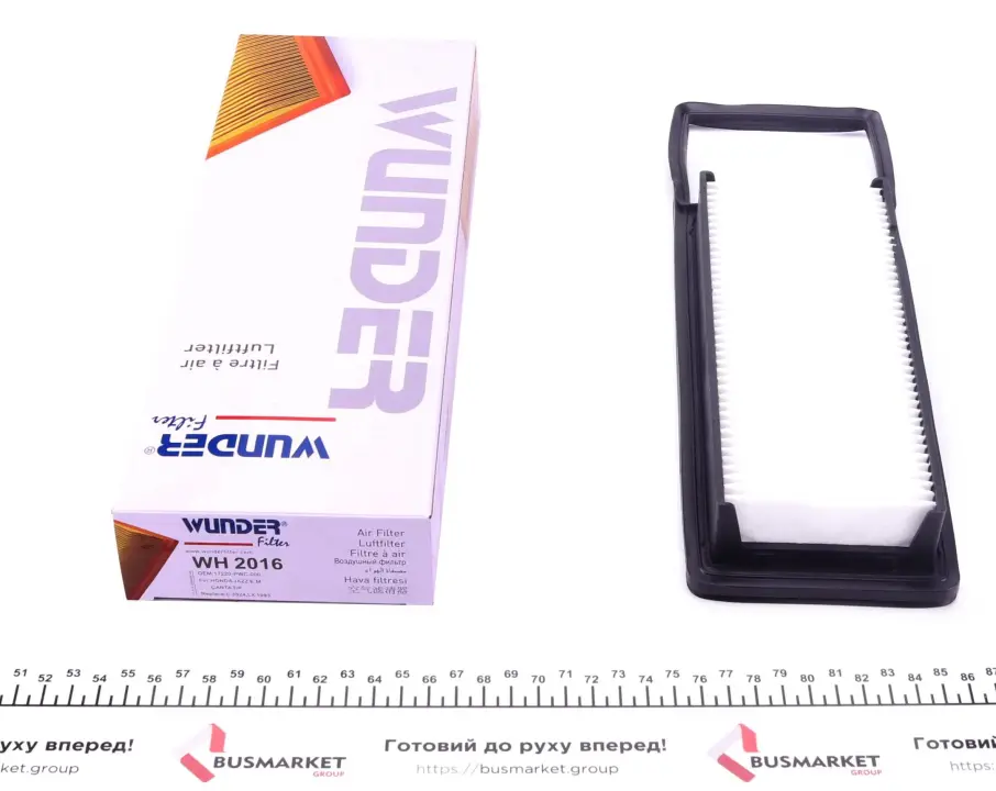 Фільтр повітряний Honda Jazz II 1.2/1.3i 02-08 WUNDER FILTER WH 2016 (фото 1)