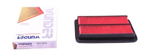Фото фільтр повітряний Mazda 626 V 91-07 WUNDER FILTER WH 2034 Фільтр повітряний Mazda 626 V 91-07 WUNDER FILTER WH 2034