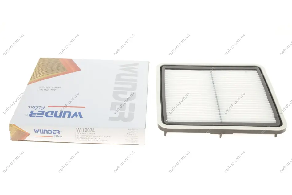 Фільтр повітряний Subaru Forester/Impreza/Legacy 1.6-3.6i 03- WUNDER FILTER WH 2074 (фото 1)