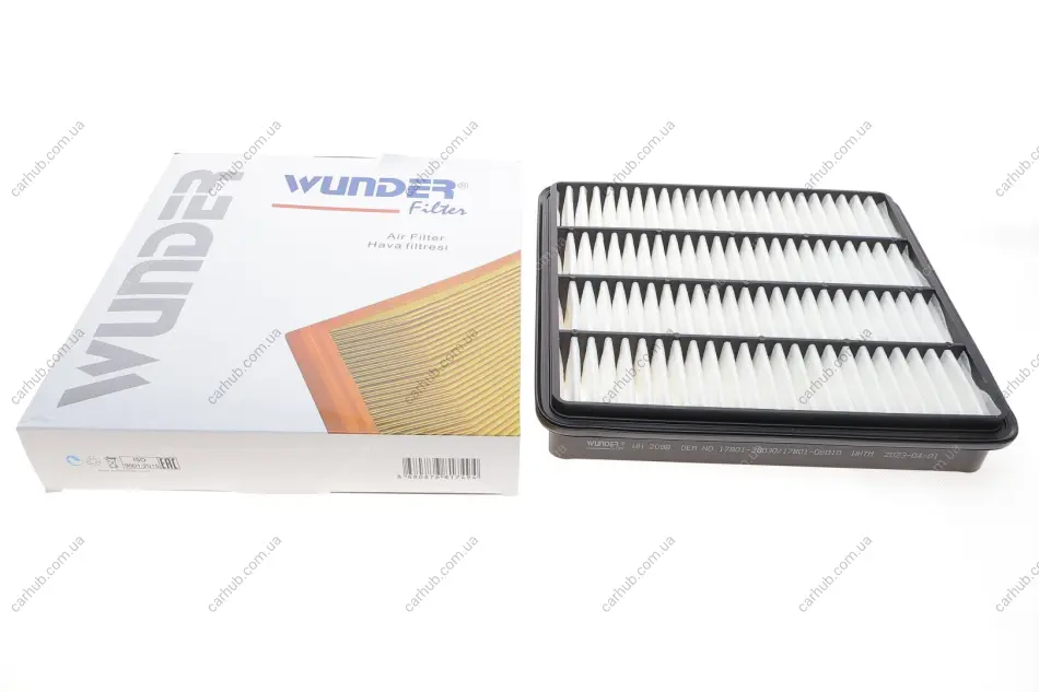 Фільтр повітряний Toyota Land Cruiser 200 4.6 V8 08- WUNDER FILTER WH 2098 (фото 1)
