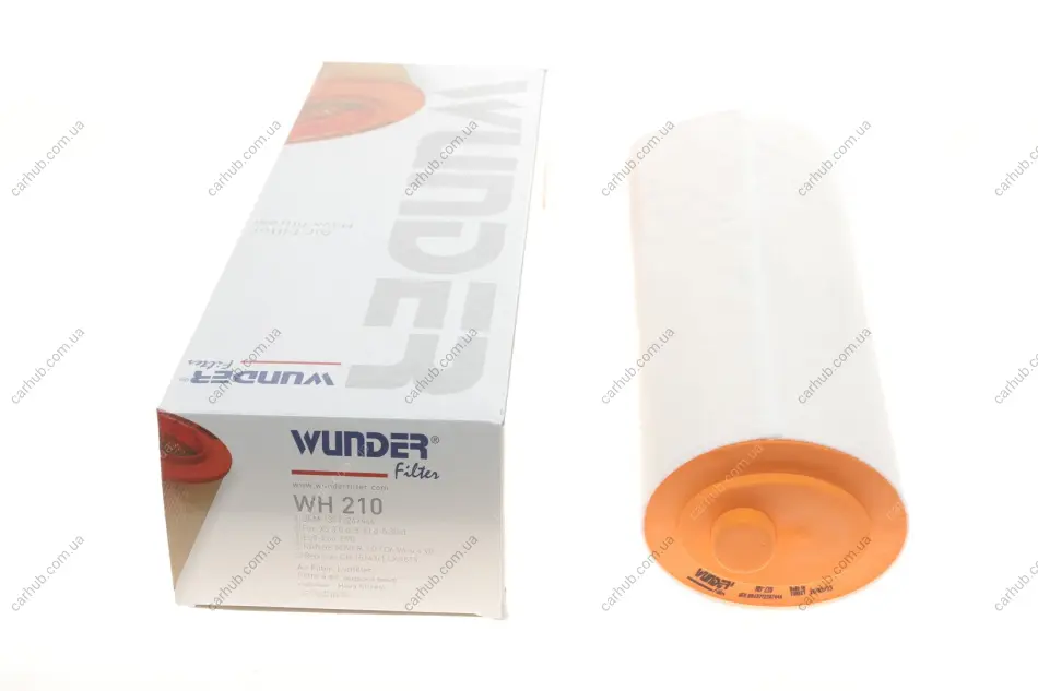 Фільтр повітряний BMW 3 (E46/E90)/5 (E39/E60)/7 (E38/E65-E67)/X5 (E53/E70) 30d WUNDER FILTER WH 210 (фото 1)