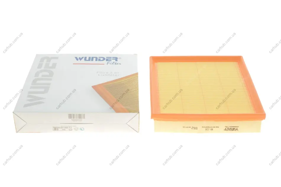 Фільтр повітряний BMW 3 (F30/F80) 11- (benzin) WUNDER FILTER WH 228 (фото 1)
