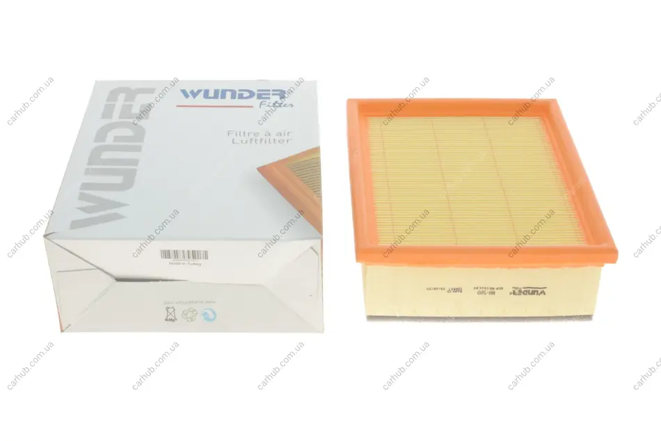 Фільтр повітряний Citroen Berlingo/Peugeot Partner 1.9D/2.0HDI 96- WUNDER FILTER WH 500 (фото 1)