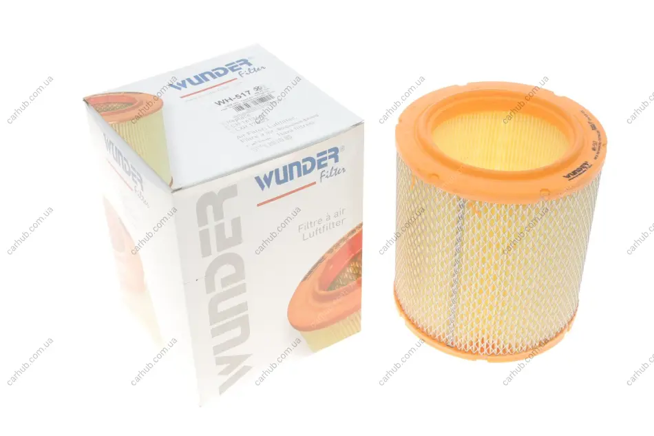 Фільтр повітряний Fiat Ducato/Peugeot Boxer/Citroen Jumper 1.9/2.4/2.5D 82-02 WUNDER FILTER WH 517 (фото 1)