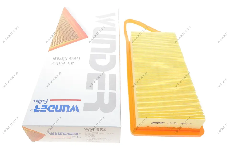 Фільтр повітряний Citroen Nemo/Peugeot Bipper 1.4HDi 08- WUNDER FILTER WH 554 (фото 1)