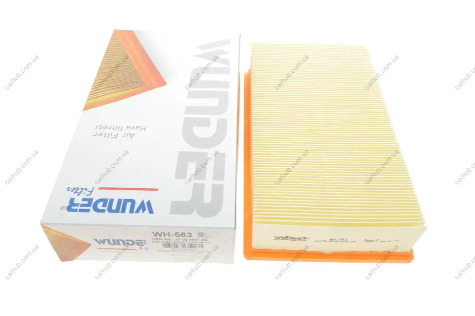 Фільтр повітряний Ford Transit 97-00 (короткий) WUNDER FILTER WH 563 (фото 1)