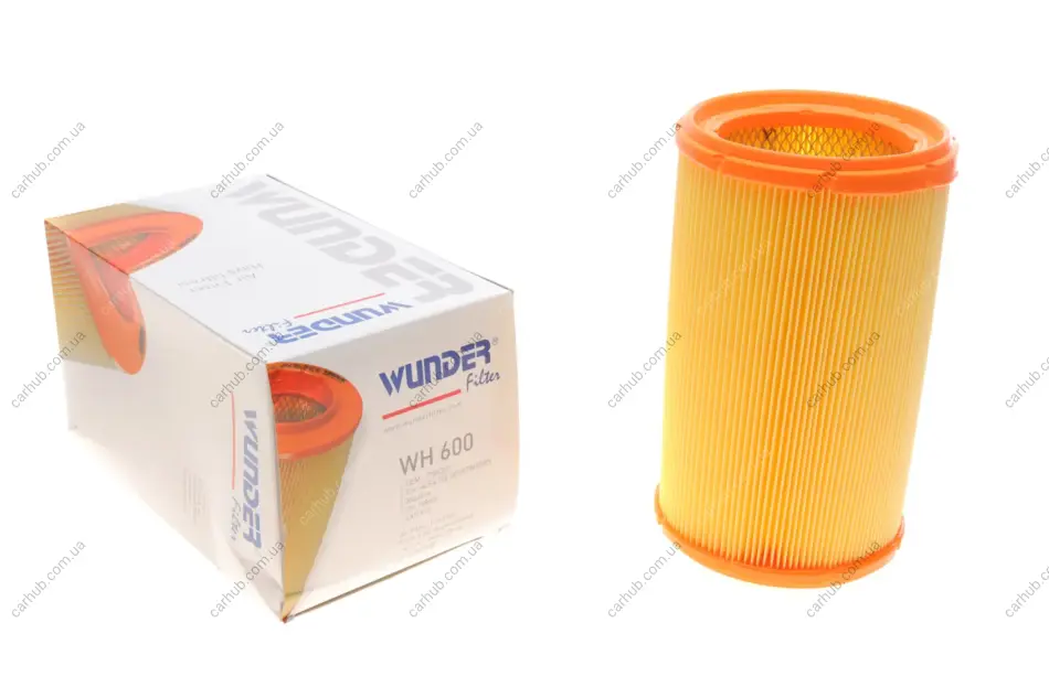 Фільтр повітряний Alfa Romeo/Lancia Lybra 1.6/1.9 JTD 99- WUNDER FILTER WH 600 (фото 1)