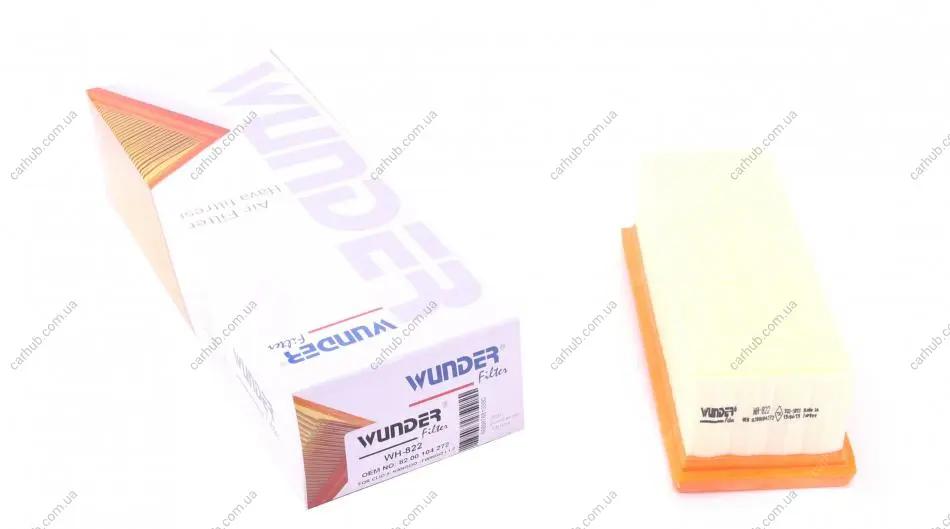 Фільтр повітряний Renault Kangoo 1.2i WUNDER FILTER WH 822 (фото 1)