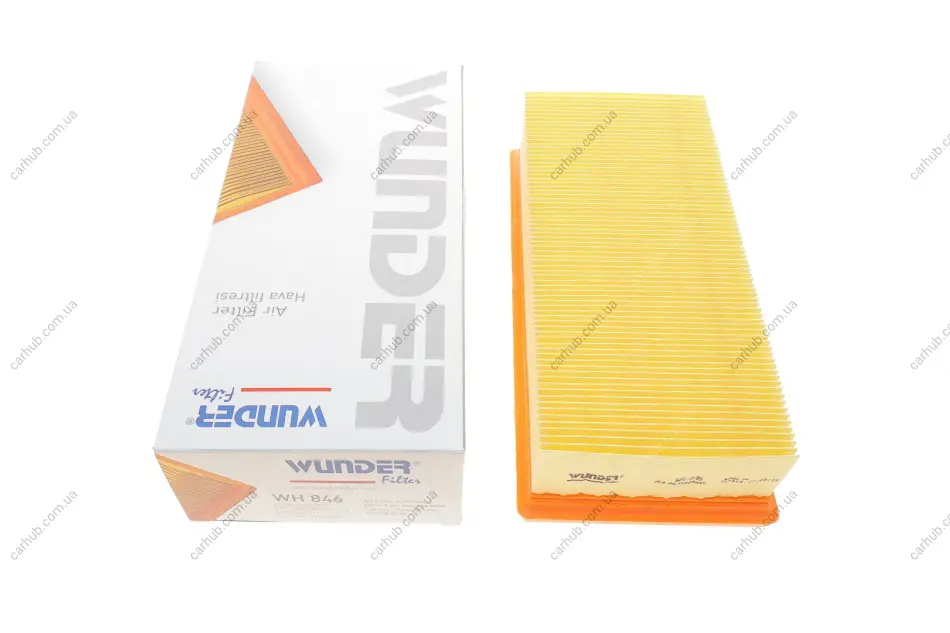 Фільтр повітряний Smart Forfour 1.1-1.5 i 04-06/Mitsubishi Colt 1.1-1.5 i 04-12 WUNDER FILTER WH 846 (фото 1)