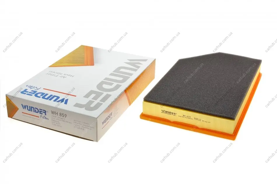 Фільтр повітряний Volvo V60/V70/S80/S60/XC60/XC70 06- WUNDER FILTER WH 859 (фото 1)