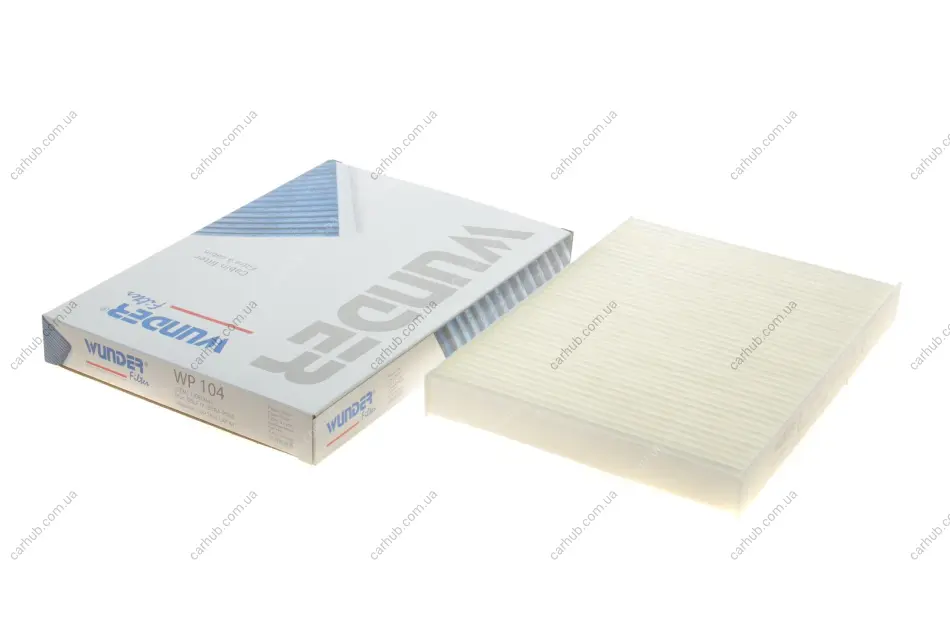 Фільтр салону VW Golf IV/Skoda Octavia/Audi A3 1.0-3.2 92-10 WUNDER FILTER WP 104 (фото 1)