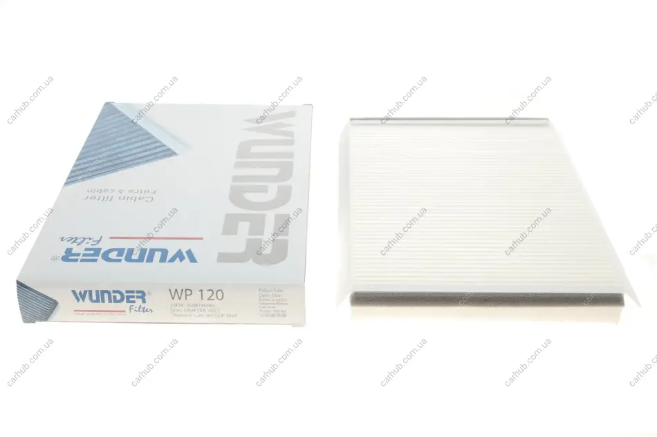 Фільтр салону MB Sprinter/VW Crafter 06- WUNDER FILTER WP 120 (фото 1)