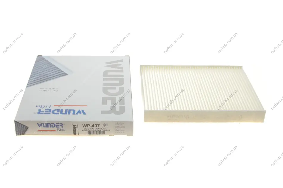 Фільтр салону Citroen Xsara Picasso 99-12 WUNDER FILTER WP 407 (фото 1)