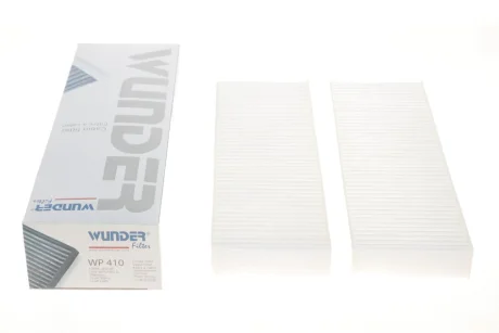 Фільтр салону Citroen Berlingo/Peugeot Partner 08- (к-кт 2 шт.) WUNDER FILTER WP 410