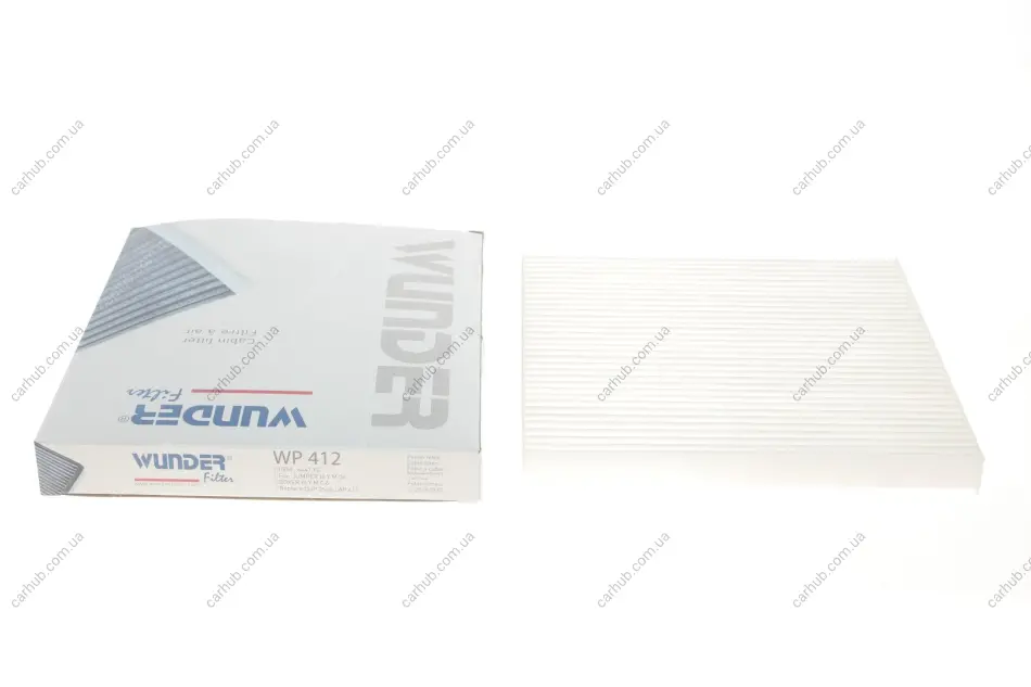 Фільтр салону Fiat Ducato/Citroen Jumper/Peugeot Boxer 06- WUNDER FILTER WP 412 (фото 1)