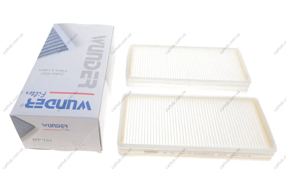 Фільтр салону MB E-class (W210) (к-кт 2шт.) WUNDER FILTER WP 701 (фото 1)