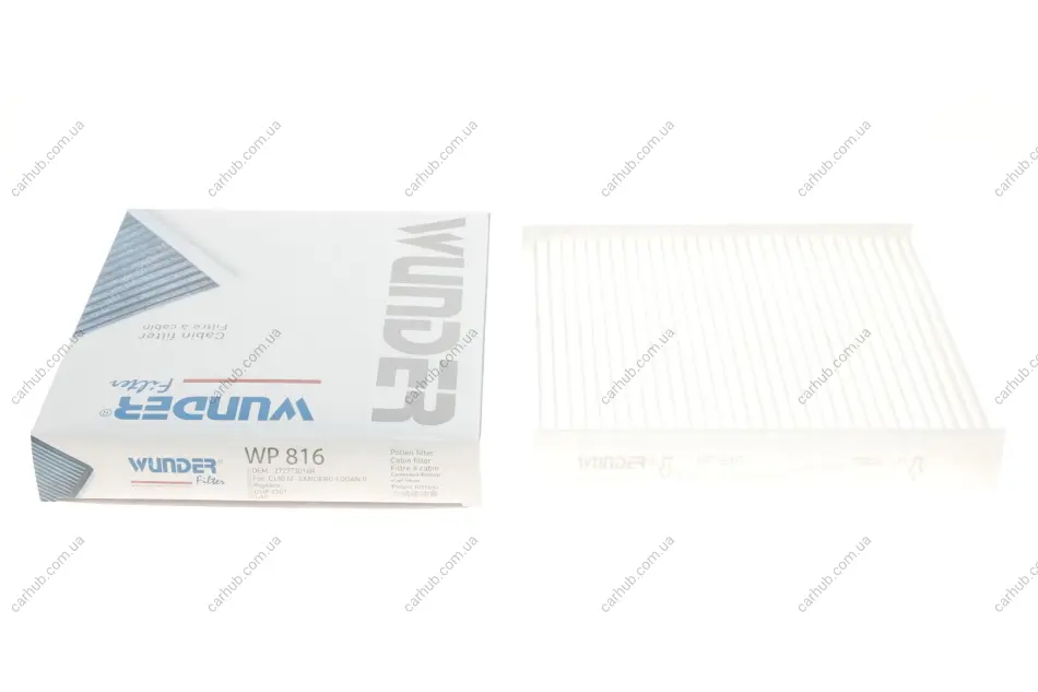 Фільтр салону Renault Clio/Dacia Logan 12- WUNDER FILTER WP 816 (фото 1)