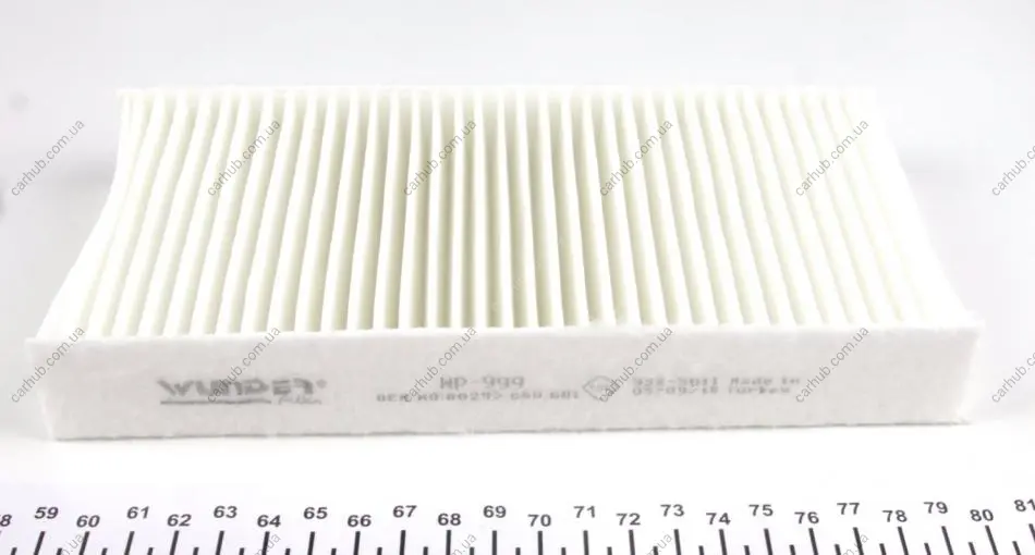 Фільтр салону Honda Civic 1.3/2.0i 01-05 (к-кт 2 шт.) WUNDER FILTER WP 999 (фото 1)