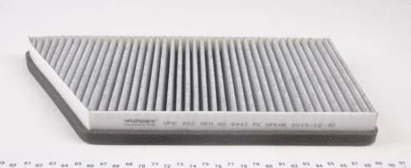 Фільтр салону Peugeot 206 -07 (вугільний) WUNDER FILTER WPK 402