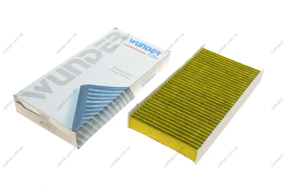 Фільтр салону Citroen C5/C6/Peugeot 407 04- (вугільний) WUNDER FILTER WPK 408 (фото 1)
