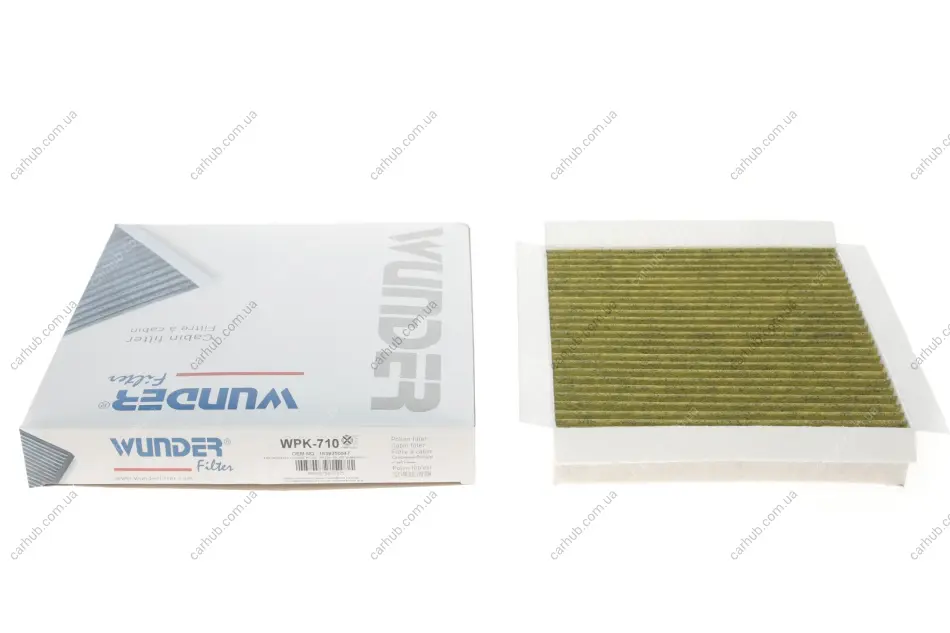 Фільтр салону MB ML (W163) (вугільний) WUNDER FILTER WPK 710 (фото 1)