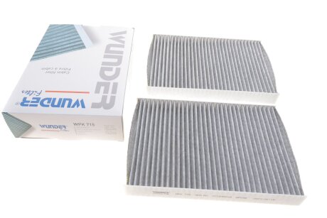 Фото фильтр салона WUNDER WUNDER FILTER WPK 715 Фильтр салона WUNDER WUNDER FILTER WPK 715