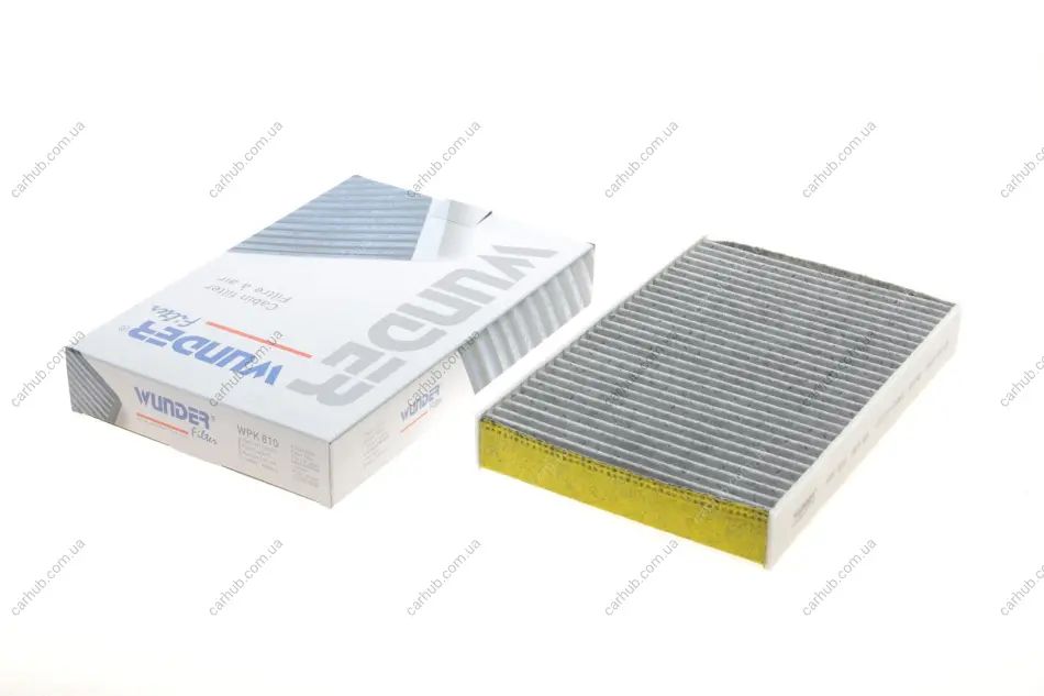 Фільтр салону Nissan Juke/Renault Fluence 1.5/1.6 dCi 10- (вугільний) WUNDER FILTER WPK 810 (фото 1)