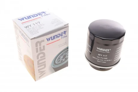 Фільтр масляний VW Golf 1.2/1.4 TSI 07-13/Jetta/Passat 1.4 TSI 07-10 WUNDER FILTER WY 117