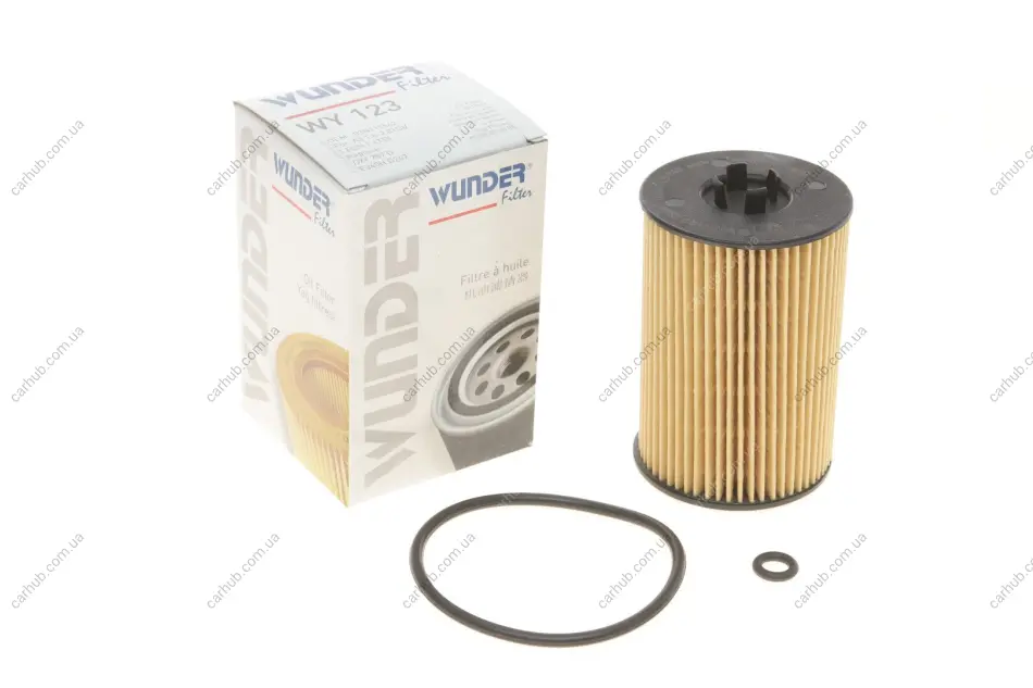 Фільтр масляний VW Passat/Caddy/T5 1.6/2.0TDI 14- WUNDER FILTER WY 123 (фото 1)