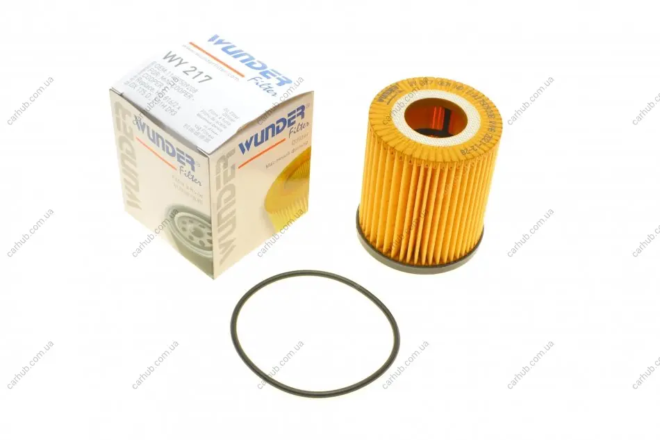 Фільтр масляний MINI Cooper 1.6 i 01-08/Fiat Tipo 1.6 i 15- WUNDER FILTER WY 217 (фото 1)