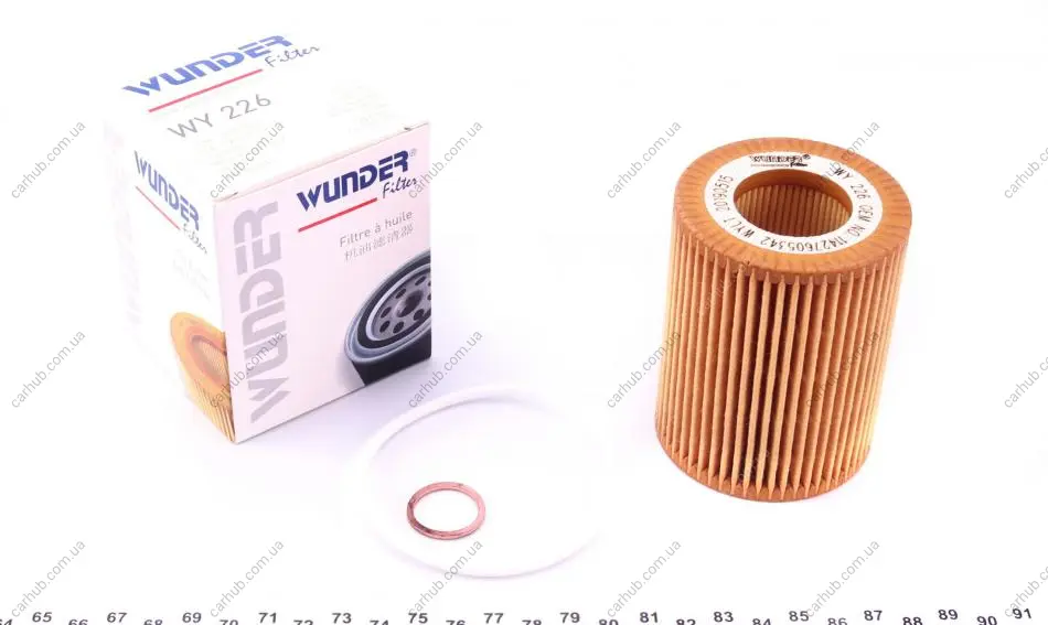 Фільтр масляний BMW 3 (F30/F31) 316/320i12- WUNDER FILTER WY 226 (фото 1)