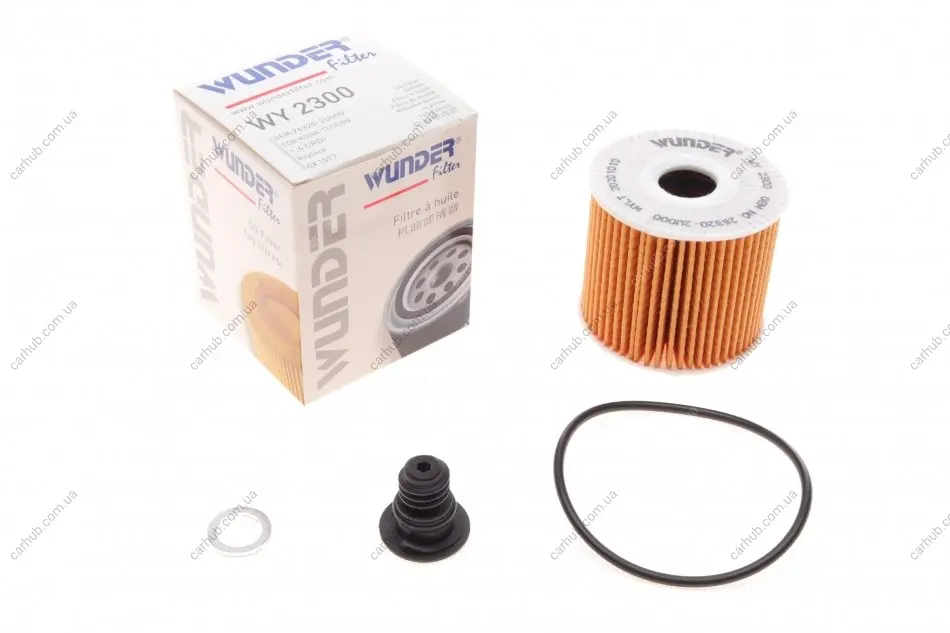 Фільтр масляний Hyundai Tucson/i30/i40/Kia Sportage 1.6 CRDi 15-18 WUNDER FILTER WY 2300 (фото 1)