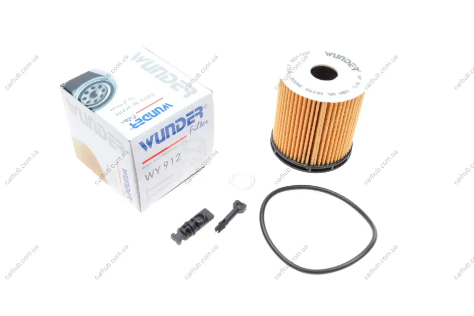 Фільтр масляний Hyundai Accent/Tucson 1.6 TGDi/1.5/1.6 17- WUNDER FILTER WY 912 (фото 1)